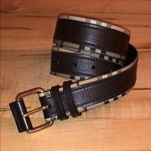 100% authentic Burberry men’s belt